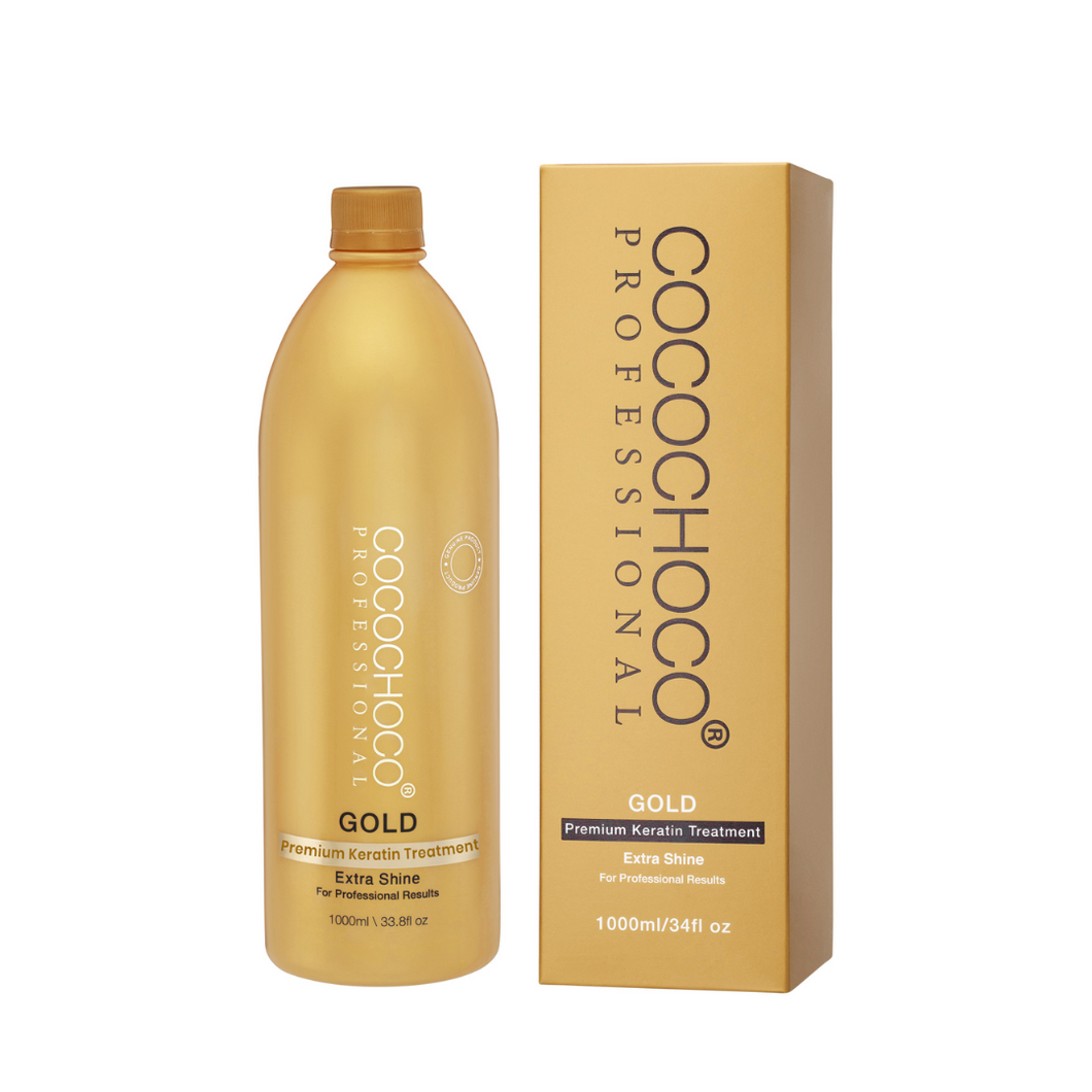 COCOCHOCO Professional keratin GOLD za trajno ravnu i zdravu kosu 1000 ml